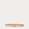 Polo Ralph Lauren Rl Box Leather Belt In Icon Tan