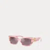 Shop Polo Ralph Lauren Rl Bridget Sunglasses In Rose Mauve