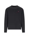 Ralph Lauren Rl Crew Neck Sweatshirt In Black