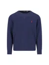 Ralph Lauren Rl Crew Neck Sweatshirt In Blue