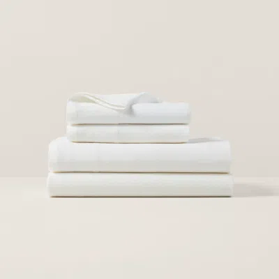 Ralph Lauren Rl Linen Solid Sheeting In White