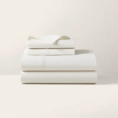 Ralph Lauren Rl Organic Cotton Percale Sheeting In Alabaster In Neutral