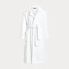 Ralph Lauren Rl Pajama Piped Robe In Classic Light Grey