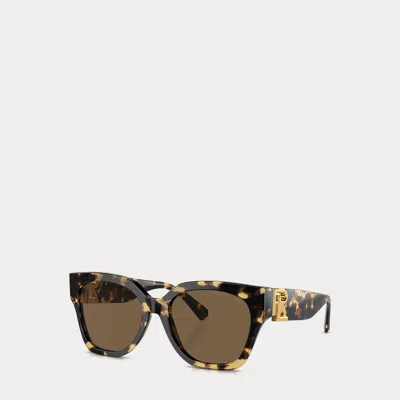 Ralph Lauren Rl Ricky Sunglasses In Brown