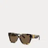 Polo Ralph Lauren Rl Ricky Sunglasses In Spotty Havana