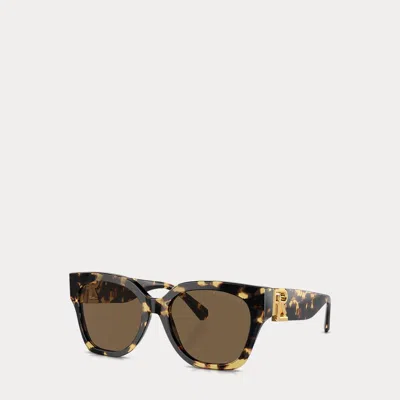 Polo Ralph Lauren Rl Ricky Sunglasses In Spotty Havana