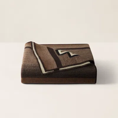 Ralph Lauren Rl X Naiomi Glasses Rena Bed Blanket In Warm Chestnut In Brown