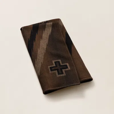 Ralph Lauren Rl X Tyler Glasses Brea Throw Blanket In Deep Sepia In Brown