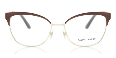 Ralph Lauren Rl5099 9395 Women's Glasses Gold Size 55 - Free Lenses - Blue Light Block Available In Brown