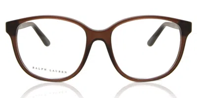 Ralph Lauren Rl6222 Women's Glasses, Red, Size 54 In Brown