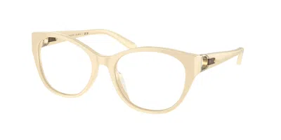 Ralph Lauren Rl6235qu Asian Fit Women's Glasses, Gold, Size 52 In White