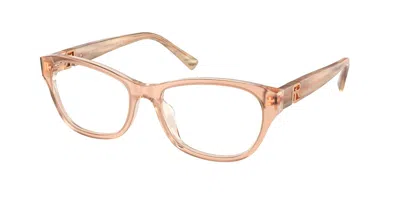 Ralph Lauren Rl6237u Women's Glasses, Pink, Size 52 In Brown