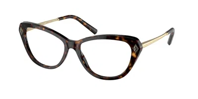 Ralph Lauren Rl6245 Women's Glasses, Tortoiseshell, Size 56 In Brown