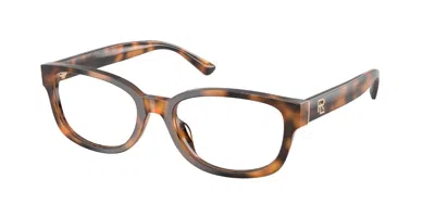 Ralph Lauren Rl6261u 6089 Women's Glasses Tortoiseshell Size 52 - Free Lenses - Blue Light Block Available In Brown