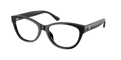 Ralph Lauren Rl6262u 5001 Women's Glasses Black Size 53 - Free Lenses - Blue Light Block Available