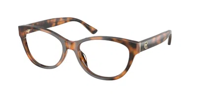 Ralph Lauren Rl6262u 6089 Women's Glasses Tortoiseshell Size 53 - Free Lenses - Blue Light Block Available In Brown