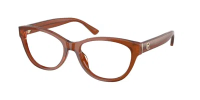 Ralph Lauren Rl6262u 6306 Women's Glasses Brown Size 53 - Free Lenses - Blue Light Block Available