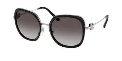 Ralph Lauren Rl7088 90018g Women's Sunglasses Black Size 54 In White