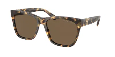 Ralph Lauren Rl8212 The Ricky Ii 500473 Women's Sunglasses Tortoiseshell Size 57 In Brown