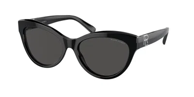 Ralph Lauren Rl8213 The Betty 500187 Women's Sunglasses Black Size 56