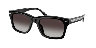 Ralph Lauren Rl8237u 50018g Occhiali Da Sole Neri Per Uomo In Brown