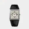 Polo Ralph Lauren Rl867 Silver 32 Mm White Dial In Black