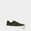 Ralph Lauren Rlite Sport Suede Sneaker In Green