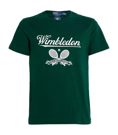 Ralph Lauren Rlx X Wimbledon Logo T-shirt In Green