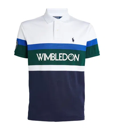 Ralph Lauren X Wimbledon Colourblock Polo Shirt In Multi