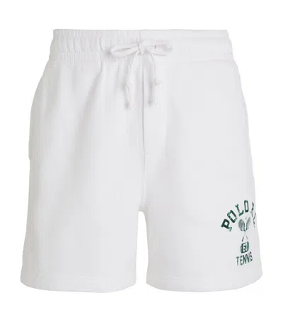 Ralph Lauren X Wimbledon Fleece Sweatshorts In White