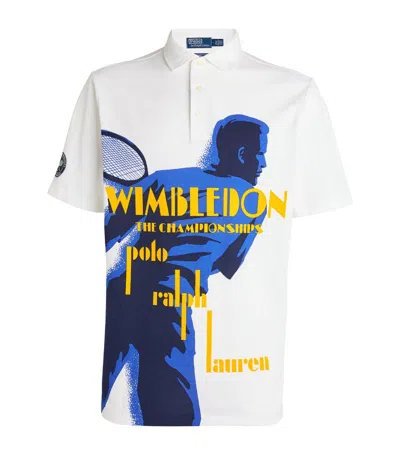 Ralph Lauren X Wimbledon Graphic Print Polo Shirt In Multi