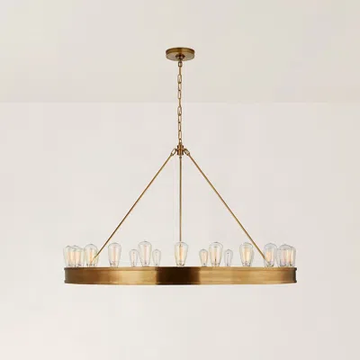 Ralph Lauren Roark 50" Modular Ring Chandelier In Multi