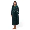 Ralph Lauren Robe Womens Small Green Velvet Shawl Collar Sleepwear Jdm405 (green,regular,s)
