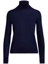 Polo Ralph Lauren Roll-neck Knit Jumper In Blue