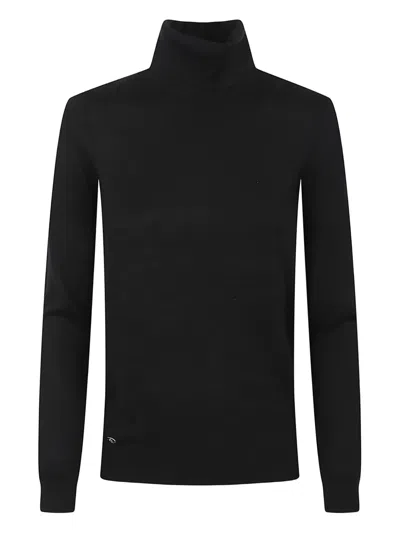 Ralph Lauren Roll-neck Sweater In Black