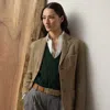 Ralph Lauren Ronan Barleycorn Tweed Jacket