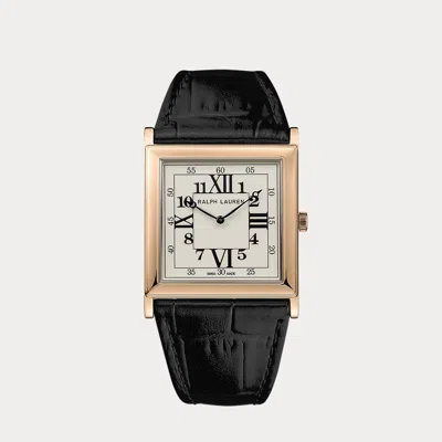Polo Ralph Lauren Rose Gold 32 Mm White Dial Watch