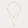 Polo Ralph Lauren Rose Gold Double-stirrup Lariat Necklace In K Rose Gold