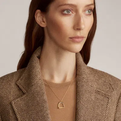 Ralph Lauren Rose Gold Necklace In K Rose Gold