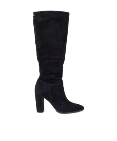Polo Ralph Lauren Round-head Boots In Black