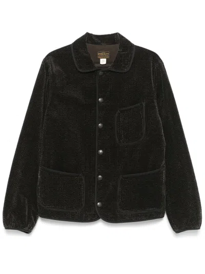 Rrl Corduroy Shirt Jacket In Blue