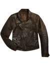 Rrl Davies Jkt-lined-moto Jacket In 褐色