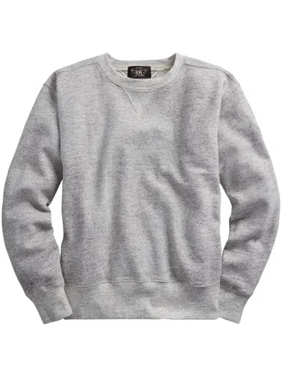 Rrl Fleece Jumper In Grey