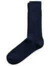 Rrl Ind Crw Sock-crew Sock-single In Blue