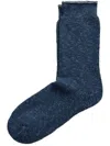 Rrl Looped Sock-crew Sock-single In Blue
