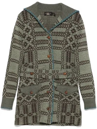 Rrl Lottie Cardigan In Green