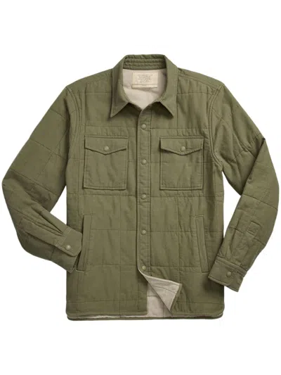 Rrl Mnt Shirt Jk-long Sleeve-sport Shirt In 绿色