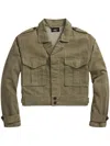 RALPH LAUREN RRL NOTCHED-COLLAR DENIM JACKET