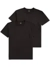 Rrl Soft Jersey T-shirt (pack Of 2) In 黑色