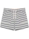 Rrl Striped Shorts In Neutrals